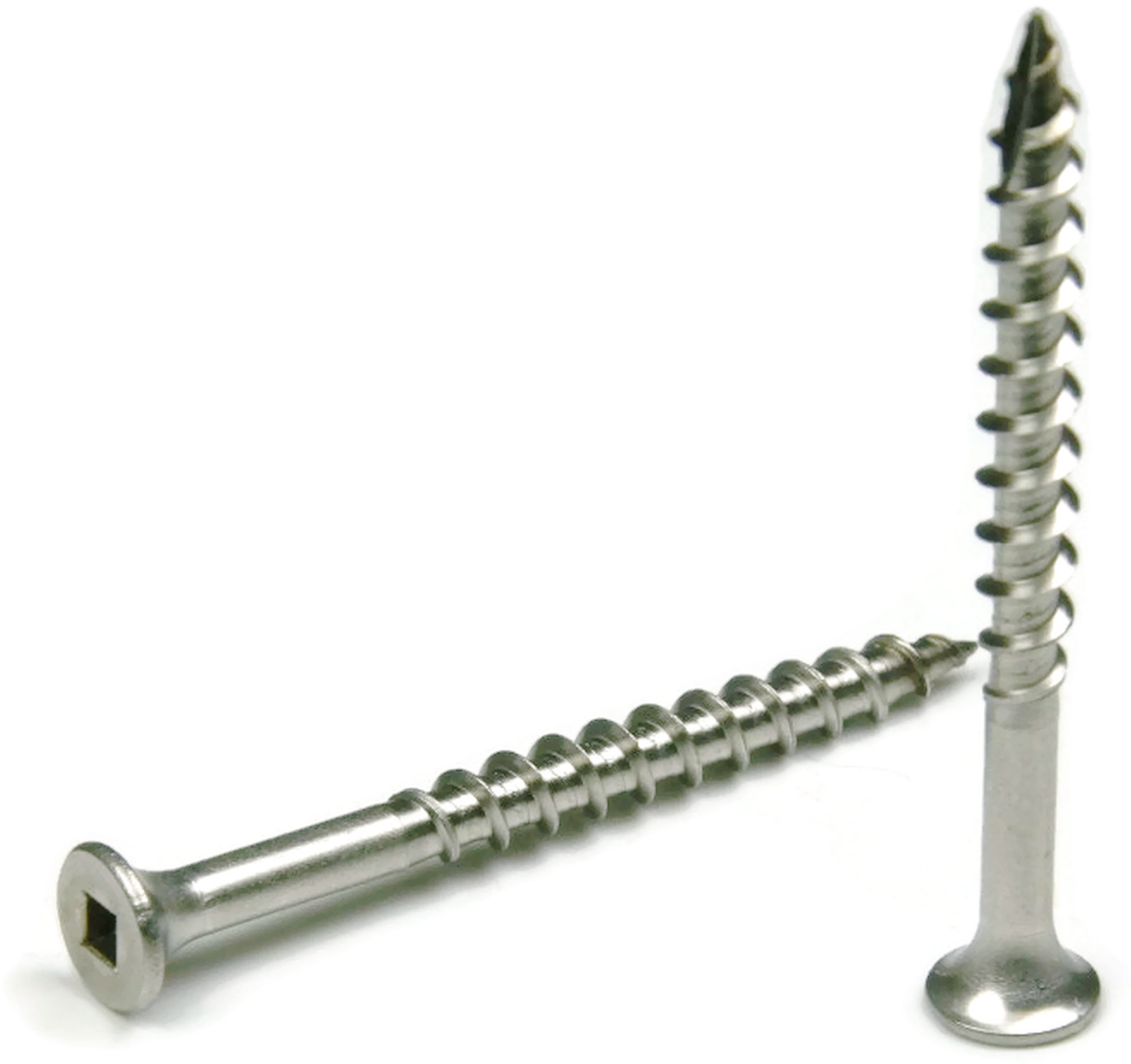 316 Stainless Steel Deck Screws Marine Grade Square Drive 10 x 3" Qty
